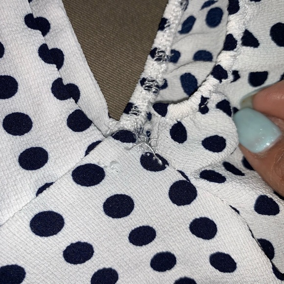 Black & White Polka Dot Shirt - Picture 2 of 3